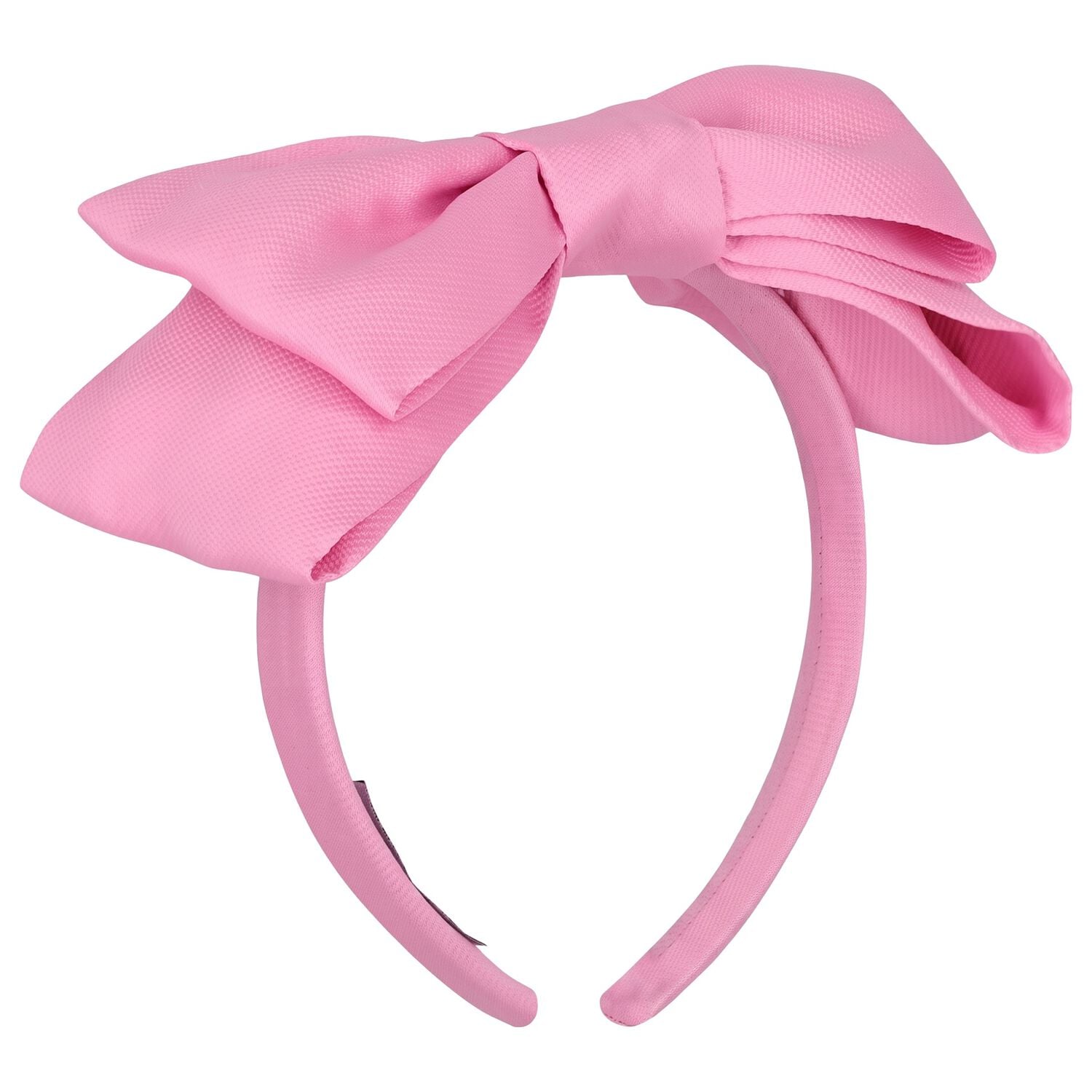 Girls Pink Bow Headband, 4, hi-res