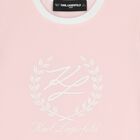 Girls Pink & White Logo T-Shirt, 3, hi-res