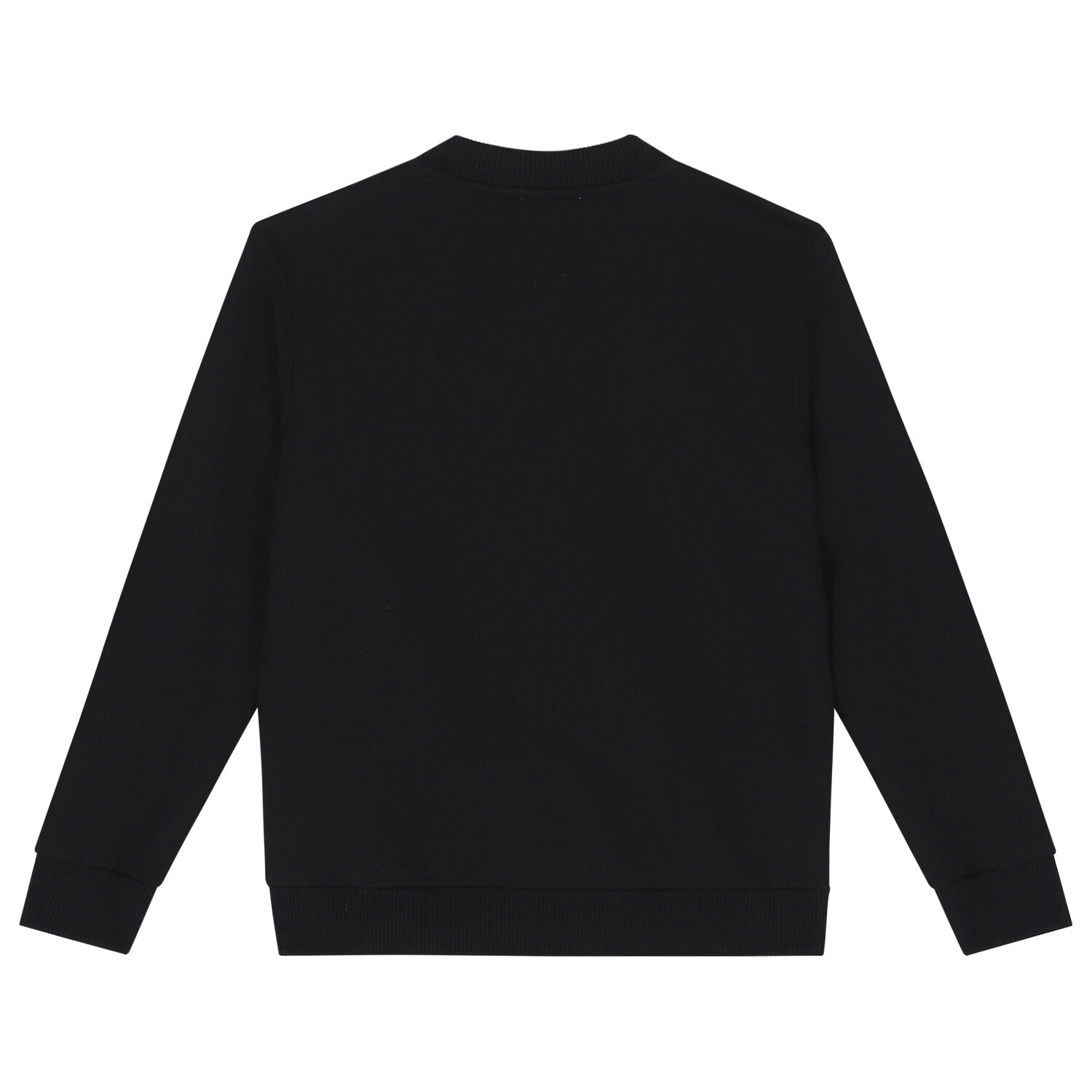 Boys Black Logo Sweatshirt, 1, hi-res image number null