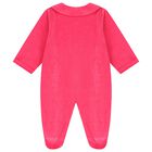 Baby Girls Pink Logo Babygrow, 3, hi-res