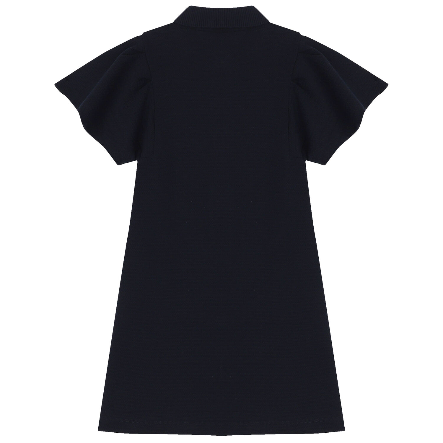 Girls Navy Blue Logo Polo Dress, 1, hi-res