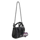 Girls Black Heart Logo Handbag ( 17CM ), 1, hi-res
