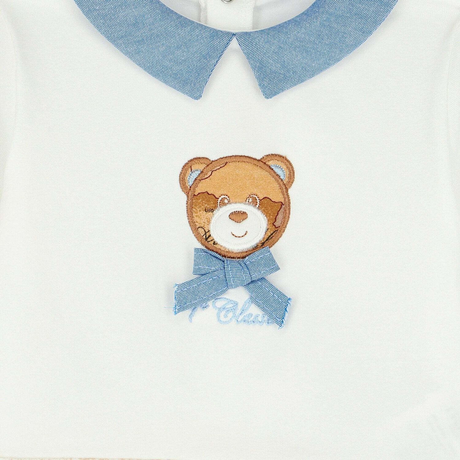 افرول بطبعة خريطة باللون الابيض والبيج للاولاد, 3, hi-res