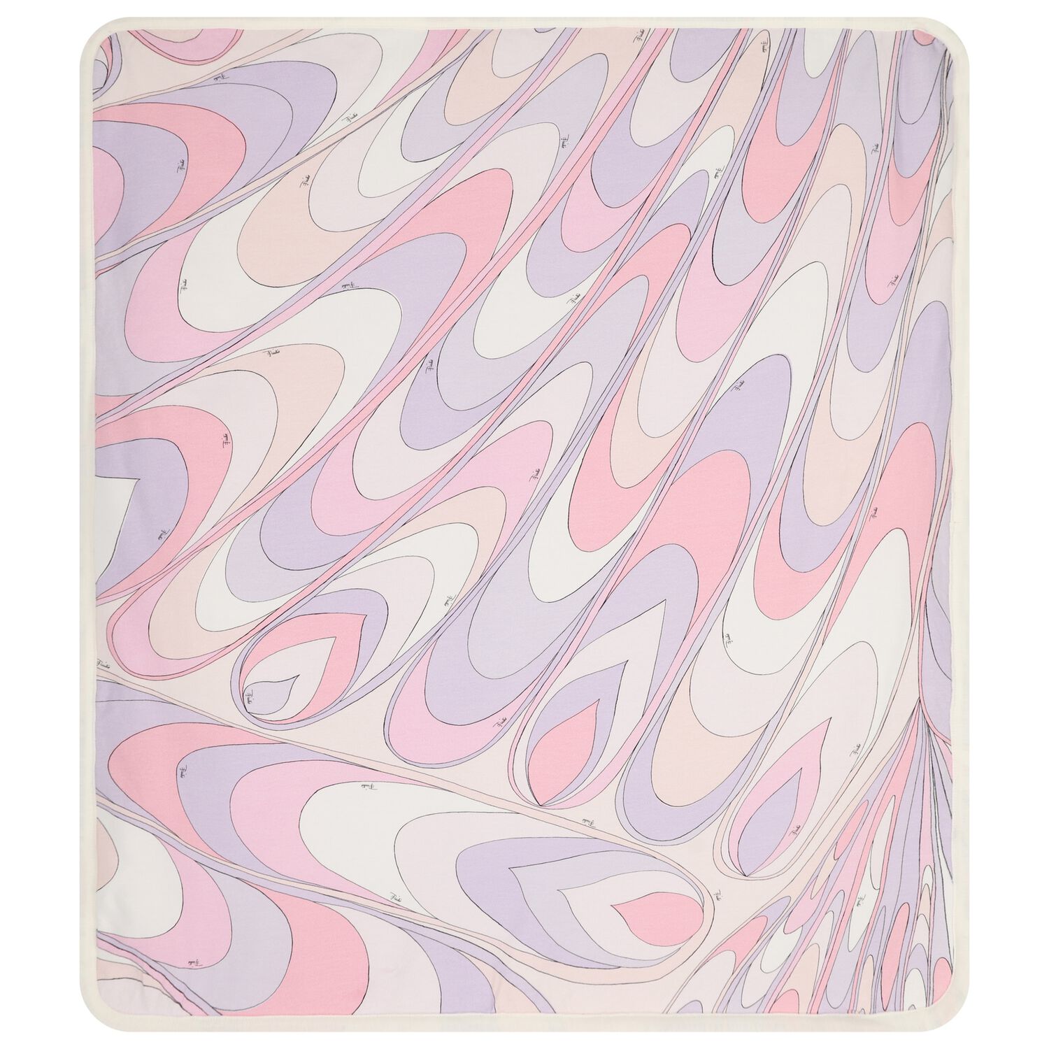 Baby Girls Pink & Purple Iride Blanket, 1, hi-res