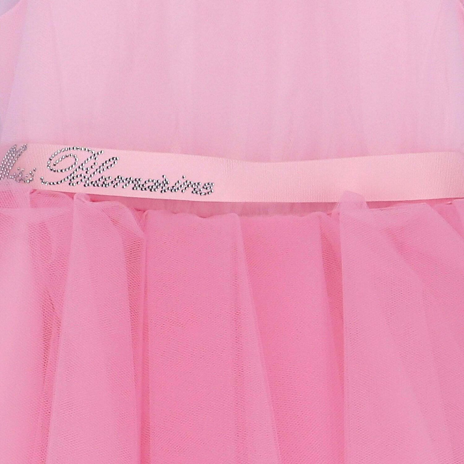 Girls Pink Tulle Dress, 1, hi-res image number null