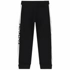 Black & White Logo Joggers, 1, hi-res