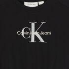 Girls Black Logo Dress, 1, hi-res