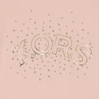 تيشيرت بنات بالشعار باللون الوردى, 1, hi-res