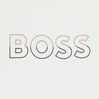  Younger Boys White & Black Logo Shorts Set, 1, hi-res