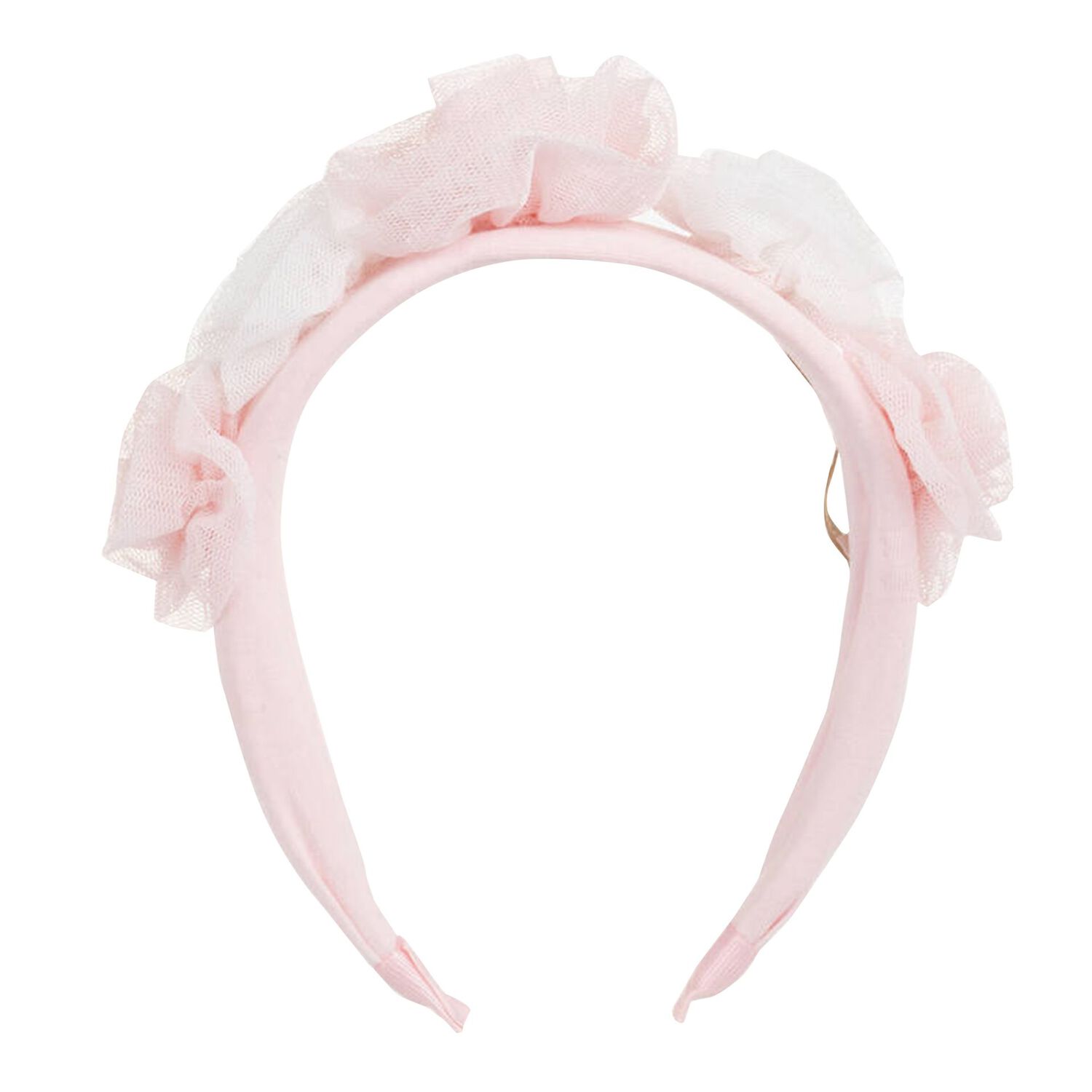 ربطة رأس بنات تول باللون الوردي , 1, hi-res