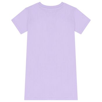 Girls Purple Star Dress