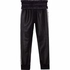 بنطلون رياضى بالشعار باللون الاسود للبنات, 1, hi-res