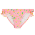 Girls Pink Lemon & Floral Bikini, 1, hi-res