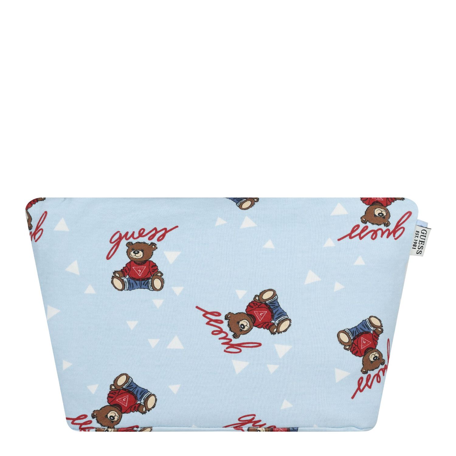 طقم ملابس داخلية للأطفال الرضع مزين بشعار دب تيدي باللونين الأزرق والأبيض, 2, hi-res