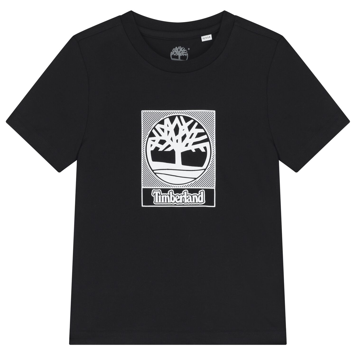 Boys Black Logo T-Shirt, 3, hi-res