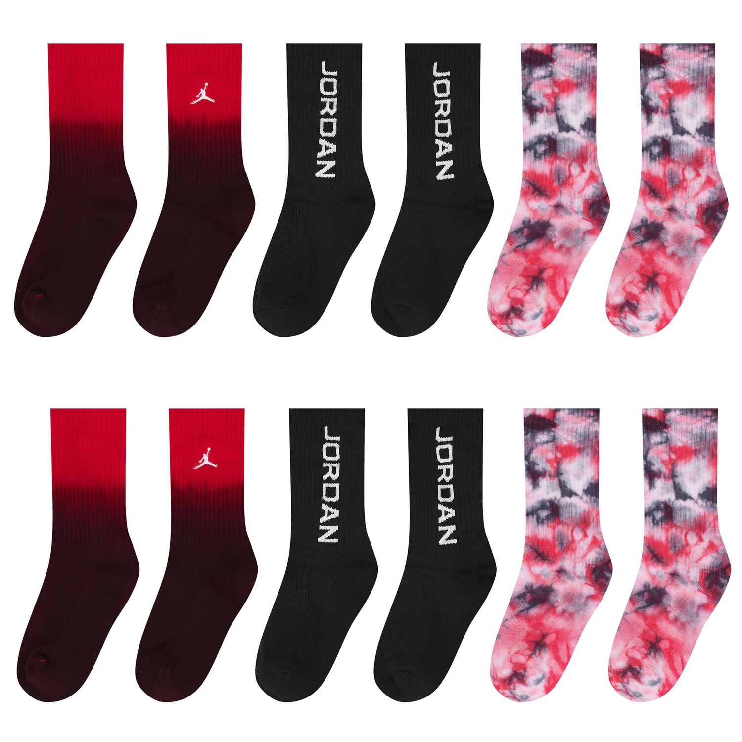 Red & Black Jordan Logo ( 3-Pack ), 1, hi-res image number null