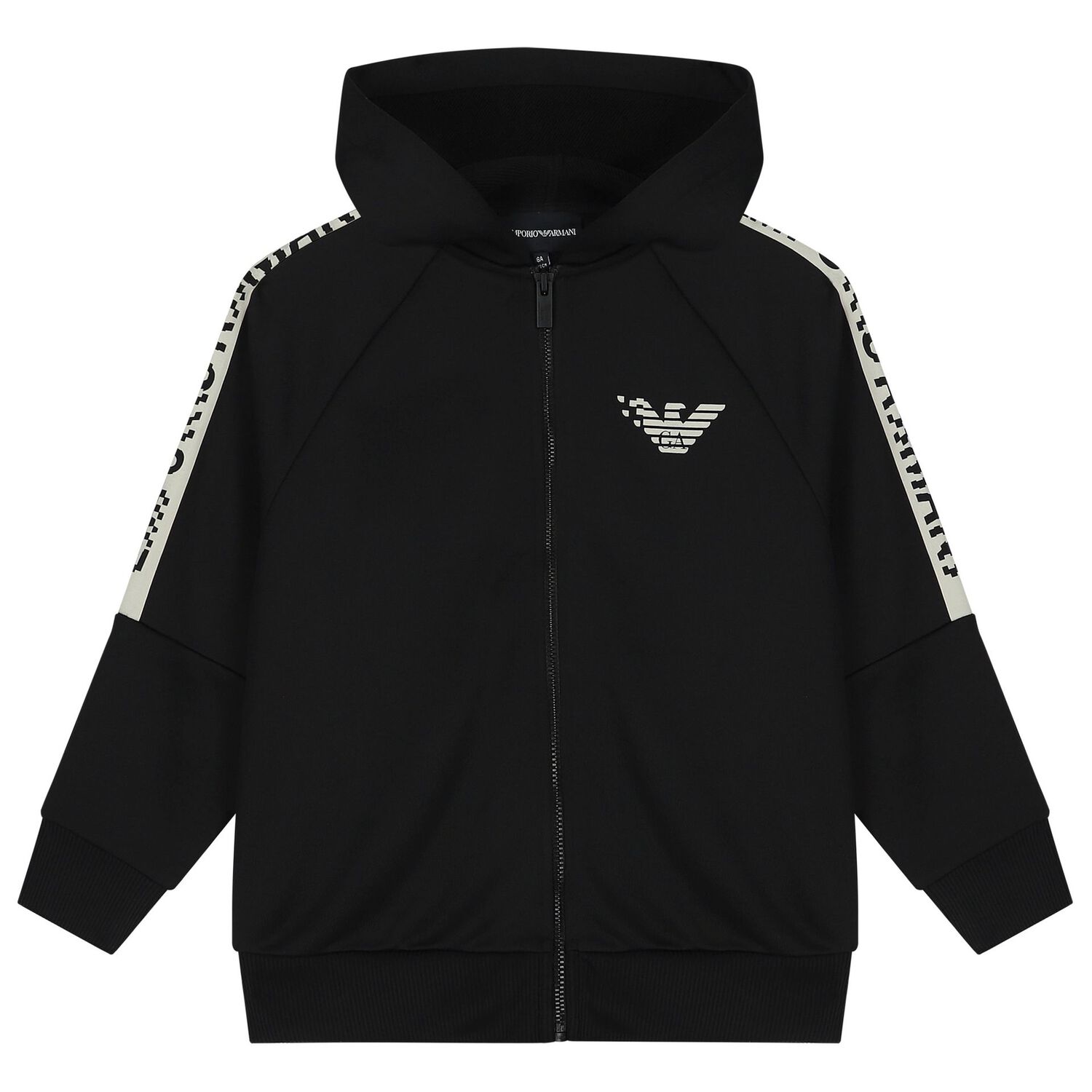 Boys Black Logo Tracksuit, 1, hi-res image number null