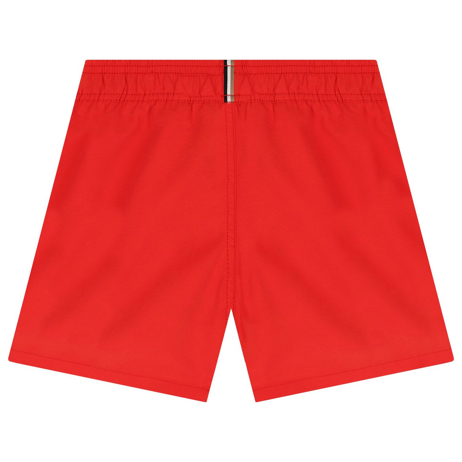 Boys Red Logo Swim Shorts, 4, hi-res image number null