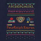 توب بنات بأكمام مخيط باللون الكحلي, 1, hi-res