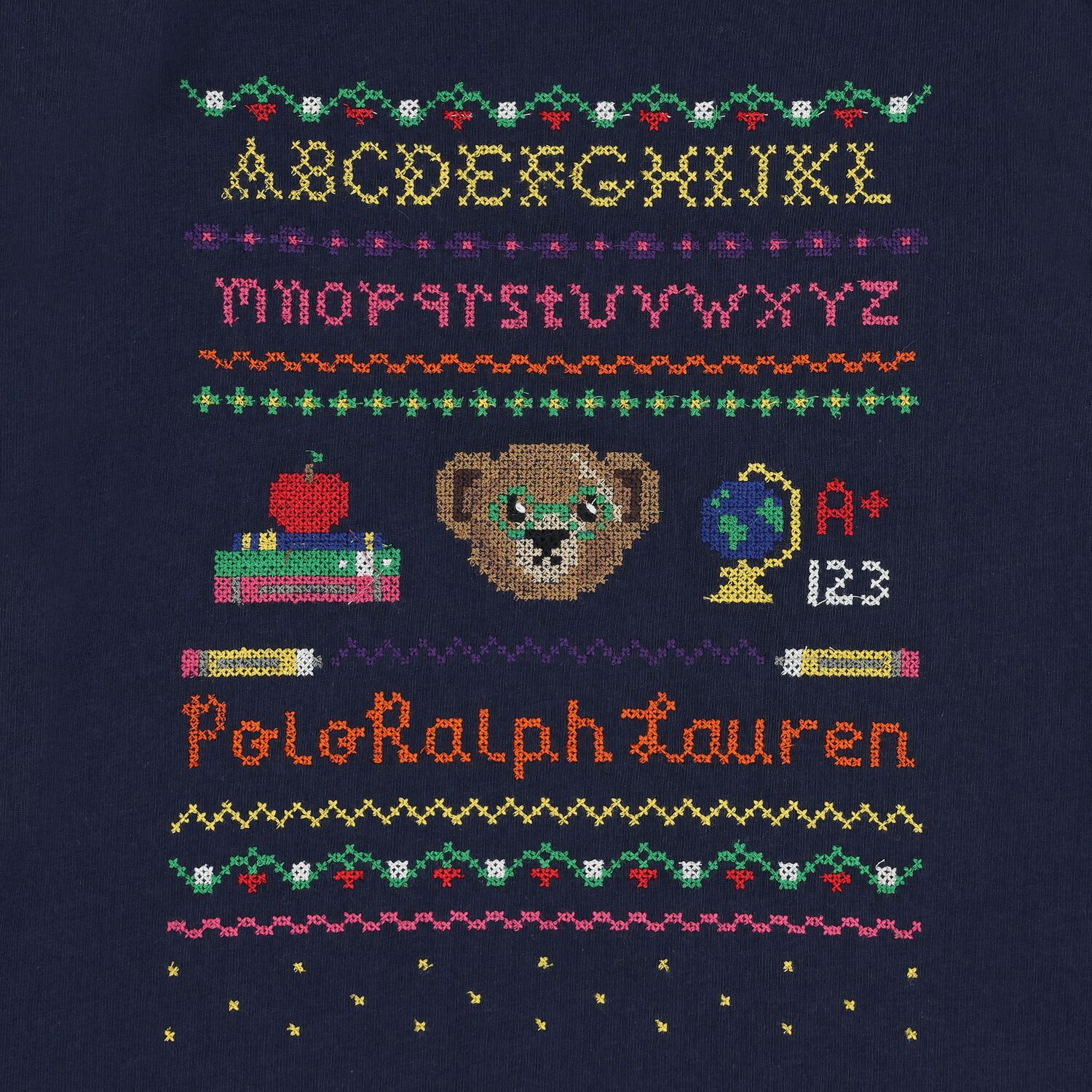 توب بنات بأكمام مخيط باللون الكحلي, 1, hi-res image number null