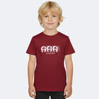 Boys Burgundy Logo T-Shirt, 1, hi-res