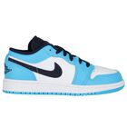 Blue & White Air Jordan 1 Low Trainers, 11, hi-res