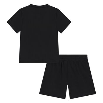 Younger Black Jordan Logo Shorts Set