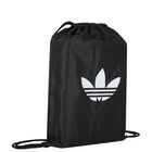 Black Trefoil Logo Gym Sack, 1, hi-res