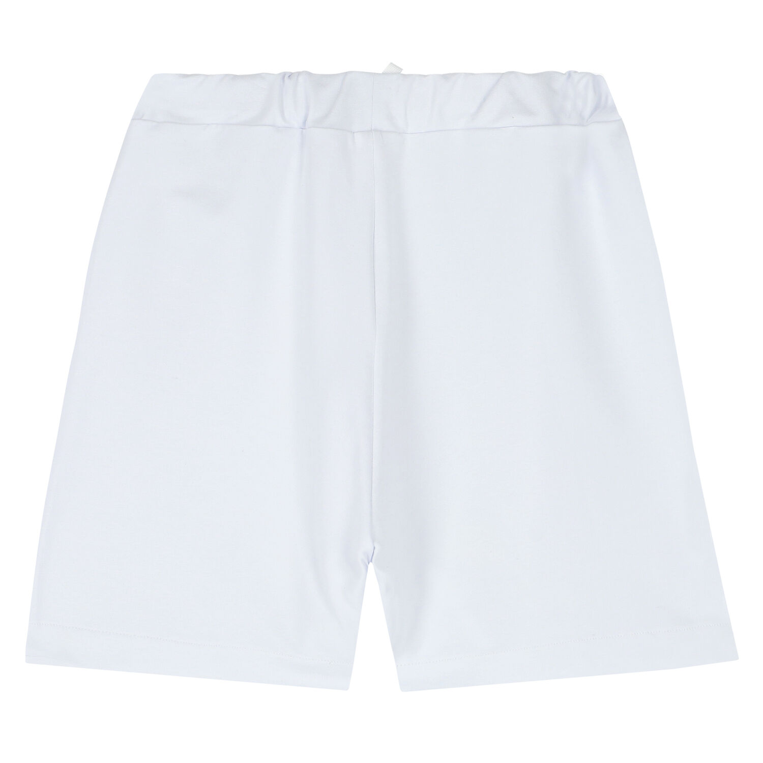 Boys White Cotton Shorts, 1, hi-res image number null