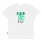 Younger Boys Ivory & Green Koala Shorts Set, 1, hi-res