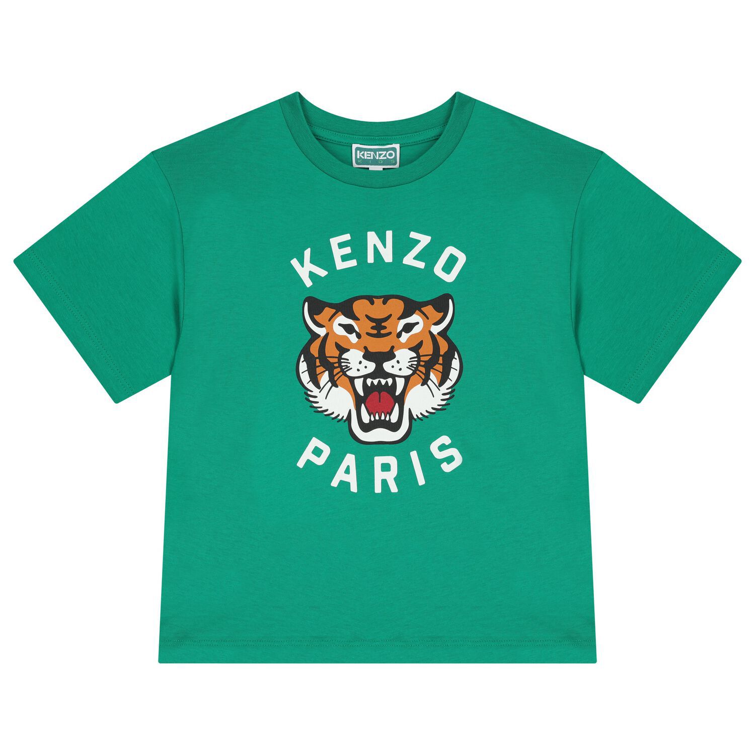 Boys Green Tiger T-Shirt, 1, hi-res image number null