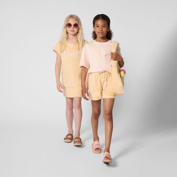 Girls Mini Me Pink Logo T-Shirt