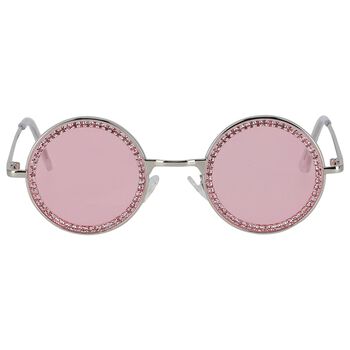 نظارة بنات شمسية باللون الوردي