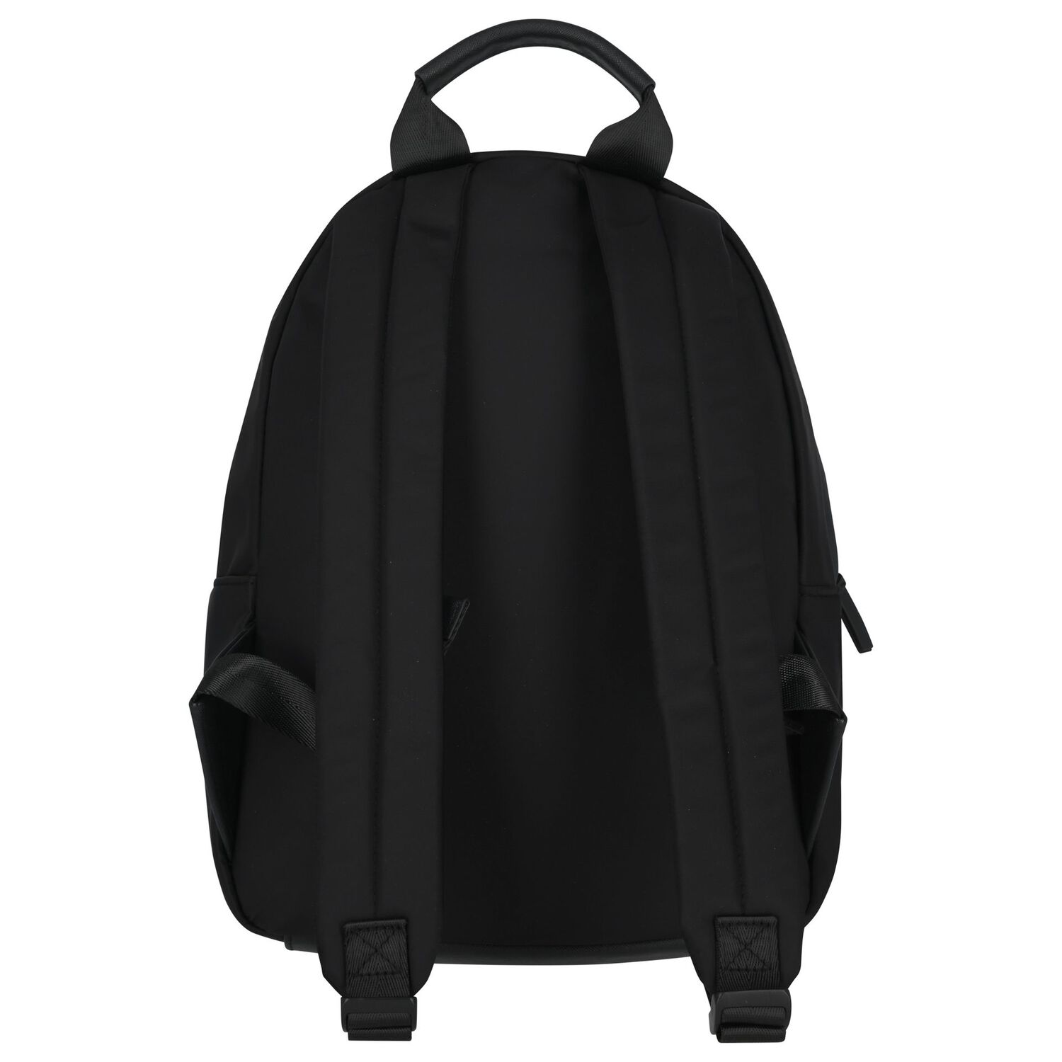 Girls Black Logo Backpack, 1, hi-res