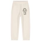 Boys Beige Elephant Logo Tracksuit, 1, hi-res