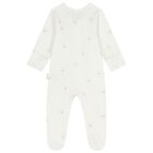 White & Beige Babygrows ( 4 Pack ), 3, hi-res