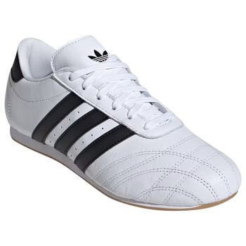 White & Black Logo Taekwondo Lace Trainers