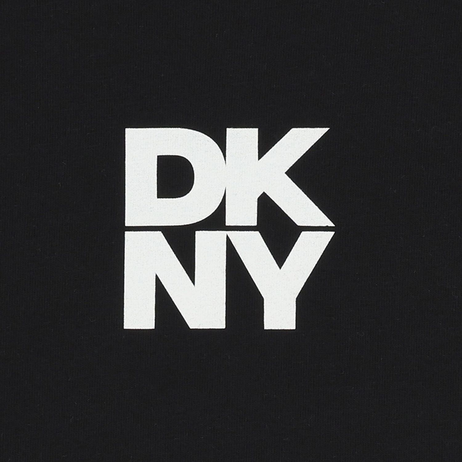 قميصان للأولاد باللونين الأسود والأبيض بشعار (عبوة من قطعتين), 1, hi-res