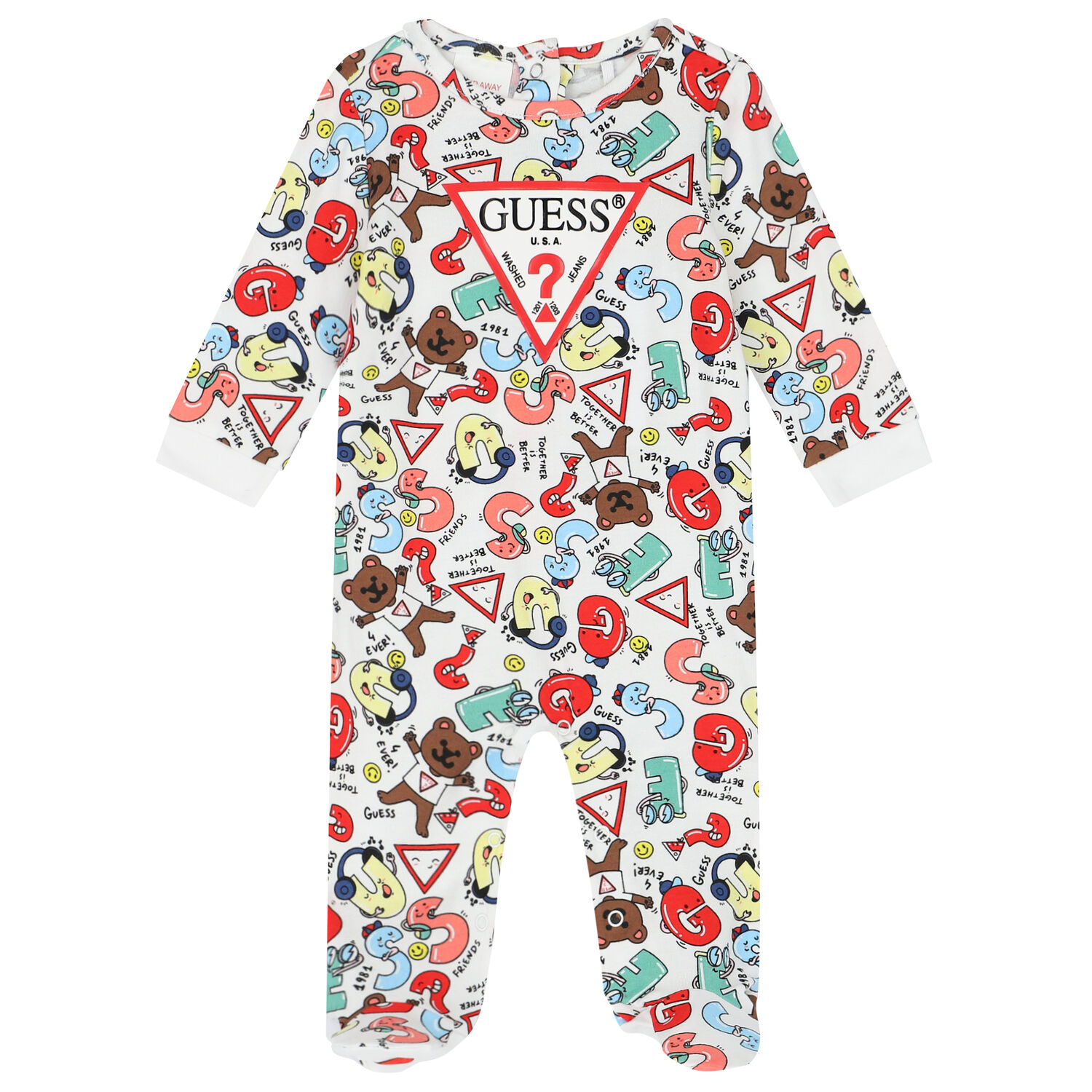 افرول بالشعار باللون الأبيض, 1, hi-res