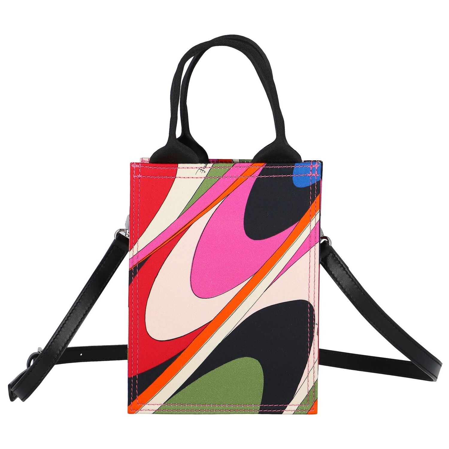 Girls Multi-Colored Onde Handbag, 1, hi-res