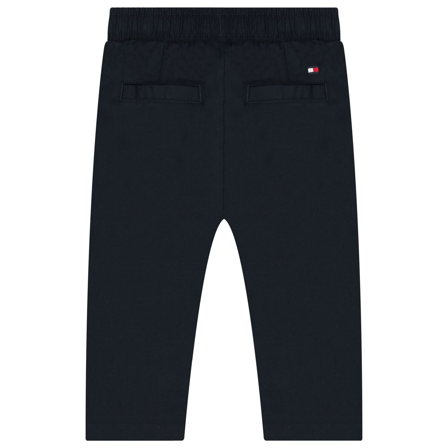 طقم أولاد بنطلون بالشعار باللون الأبيض والكحلي, 1, hi-res image number null