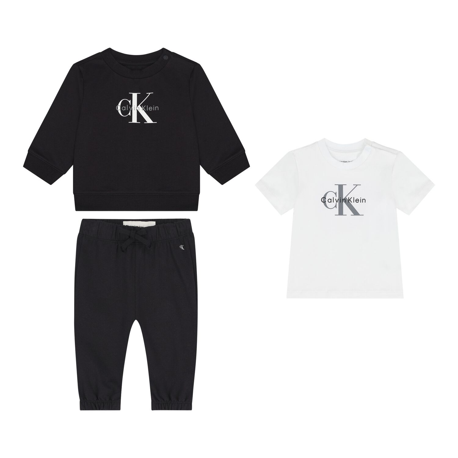 طقم هدايا بدلة رياضية للأولاد باللون الازرق والأبيض ( 3 قطع ), 1, hi-res