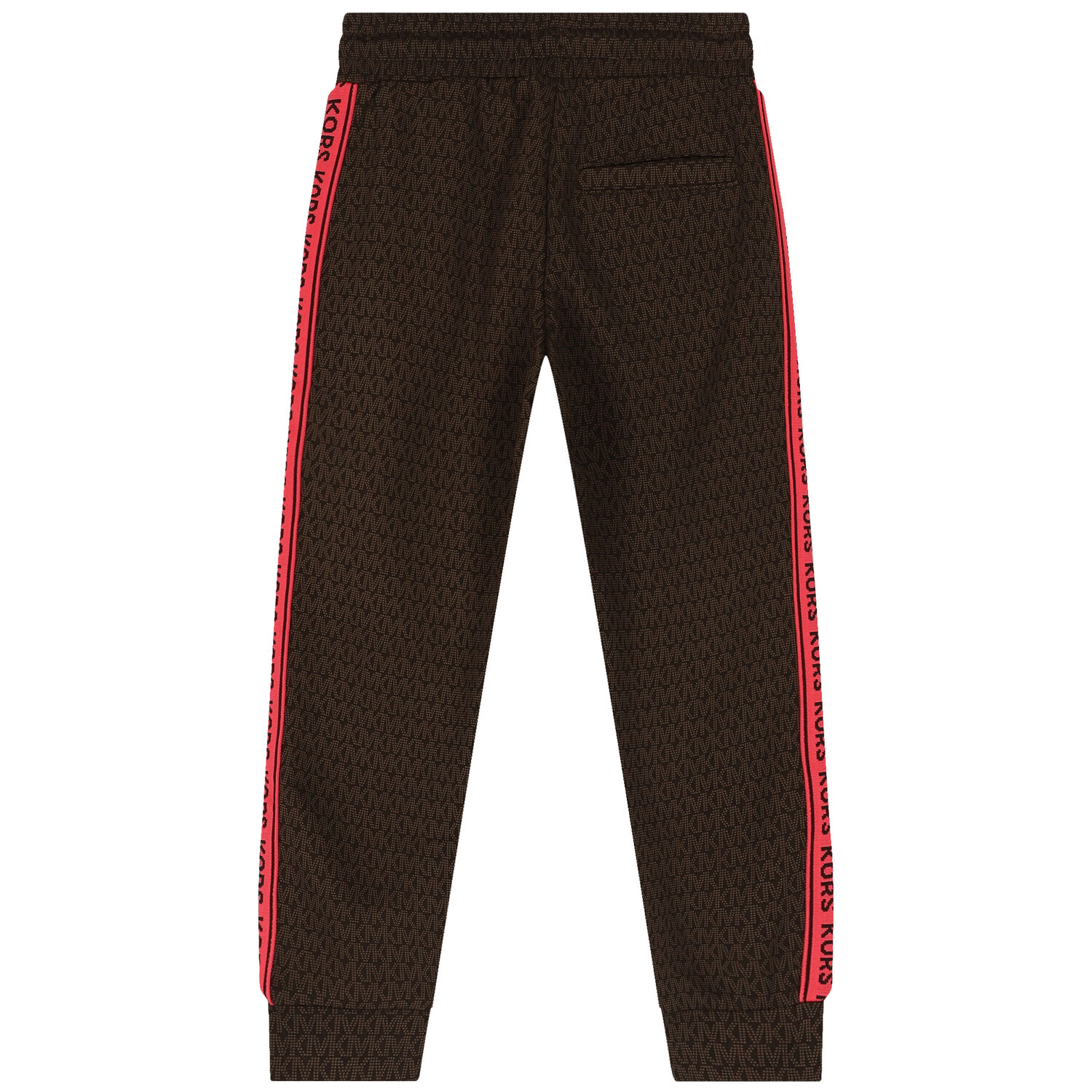 بنطلون رياضى بنات بالشعار باللون البنى, 1, hi-res