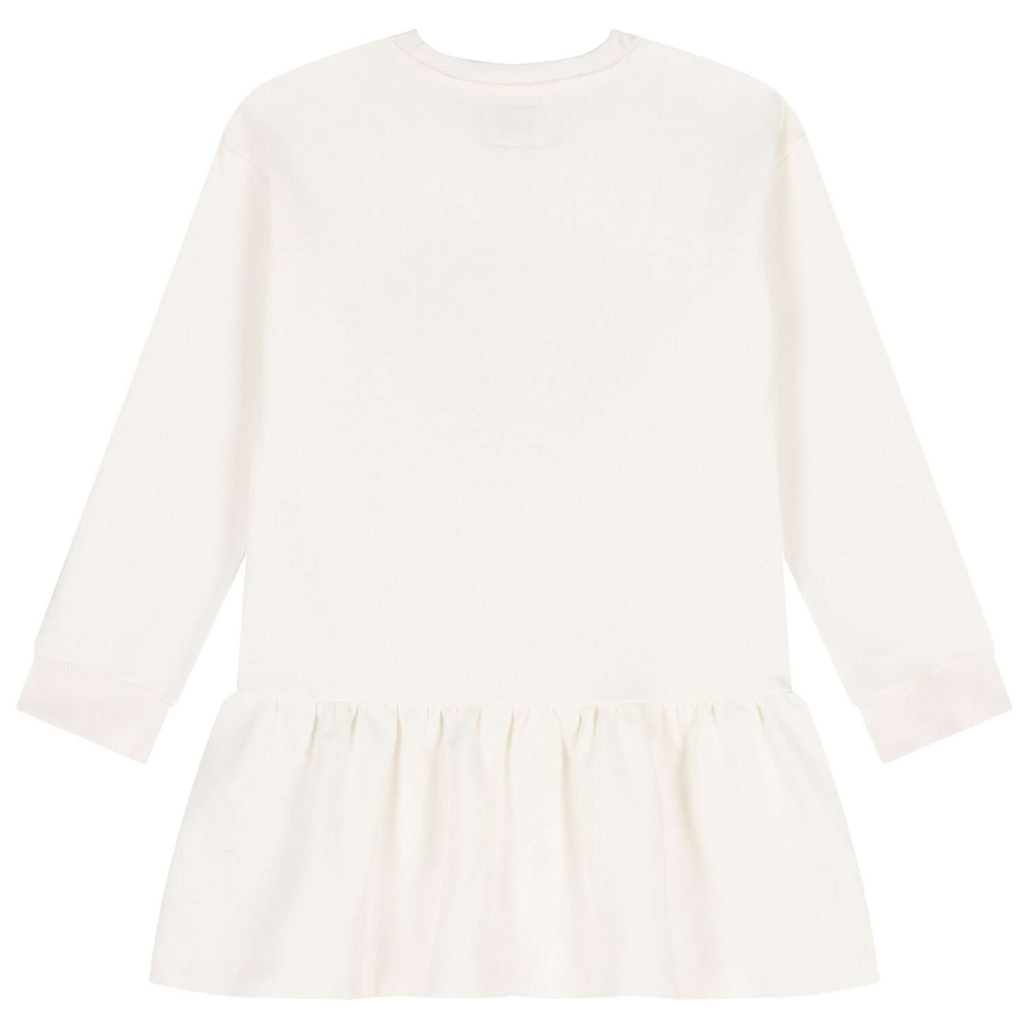 فستان بناتي بشعار أبيض, 1, hi-res image number null