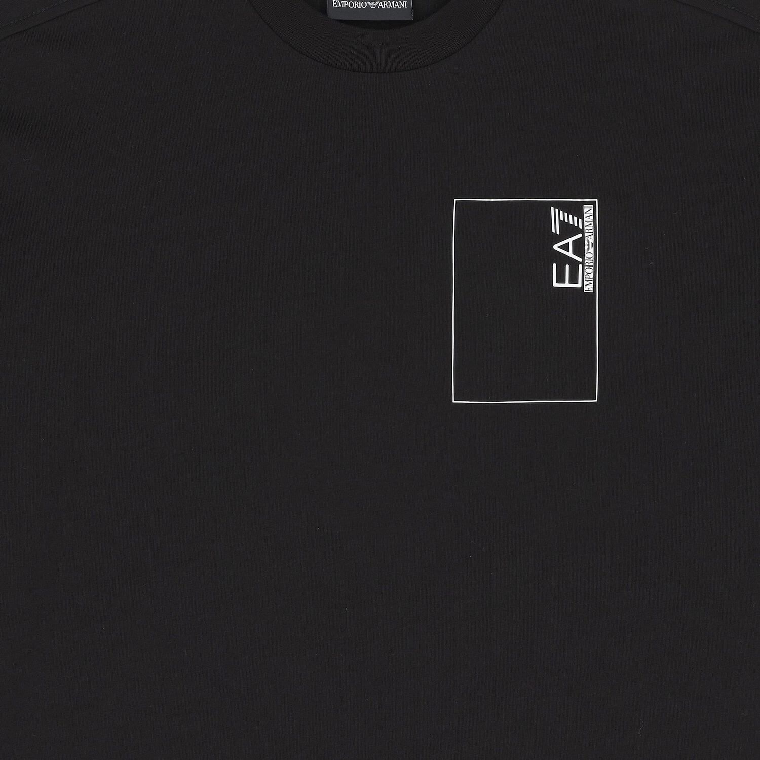 Boys Black Logo T-Shirt, 1, hi-res
