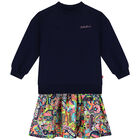 فستان سويت شيرت باللون الكحلى, 1, hi-res