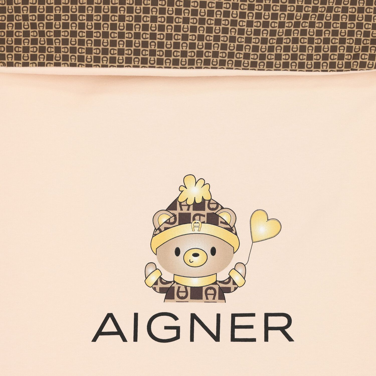 مدس بنات بشعار تيدي باللون الوردي والأبيض, 3, hi-res