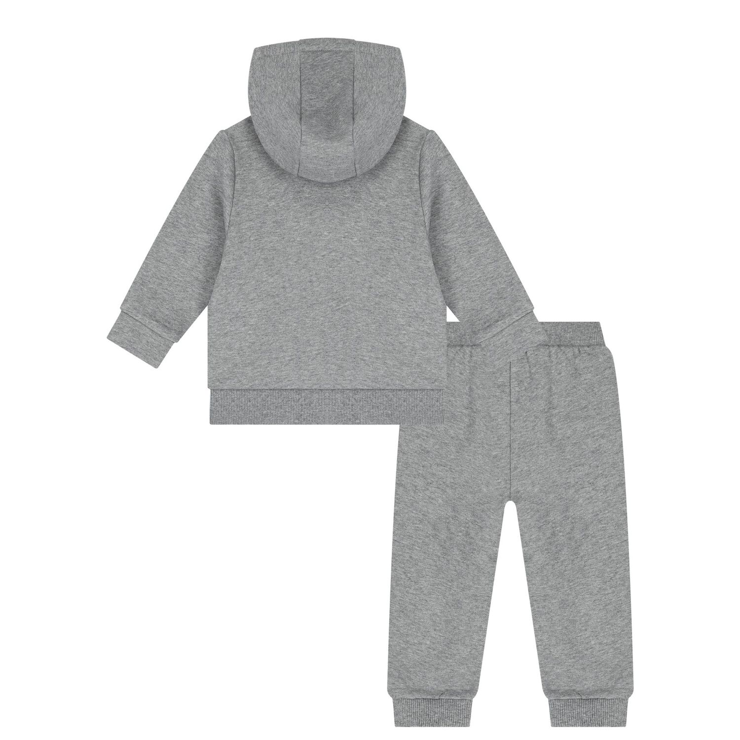 بدلة رياضية أولاد بالشعار باللون الرمادي, 1, hi-res