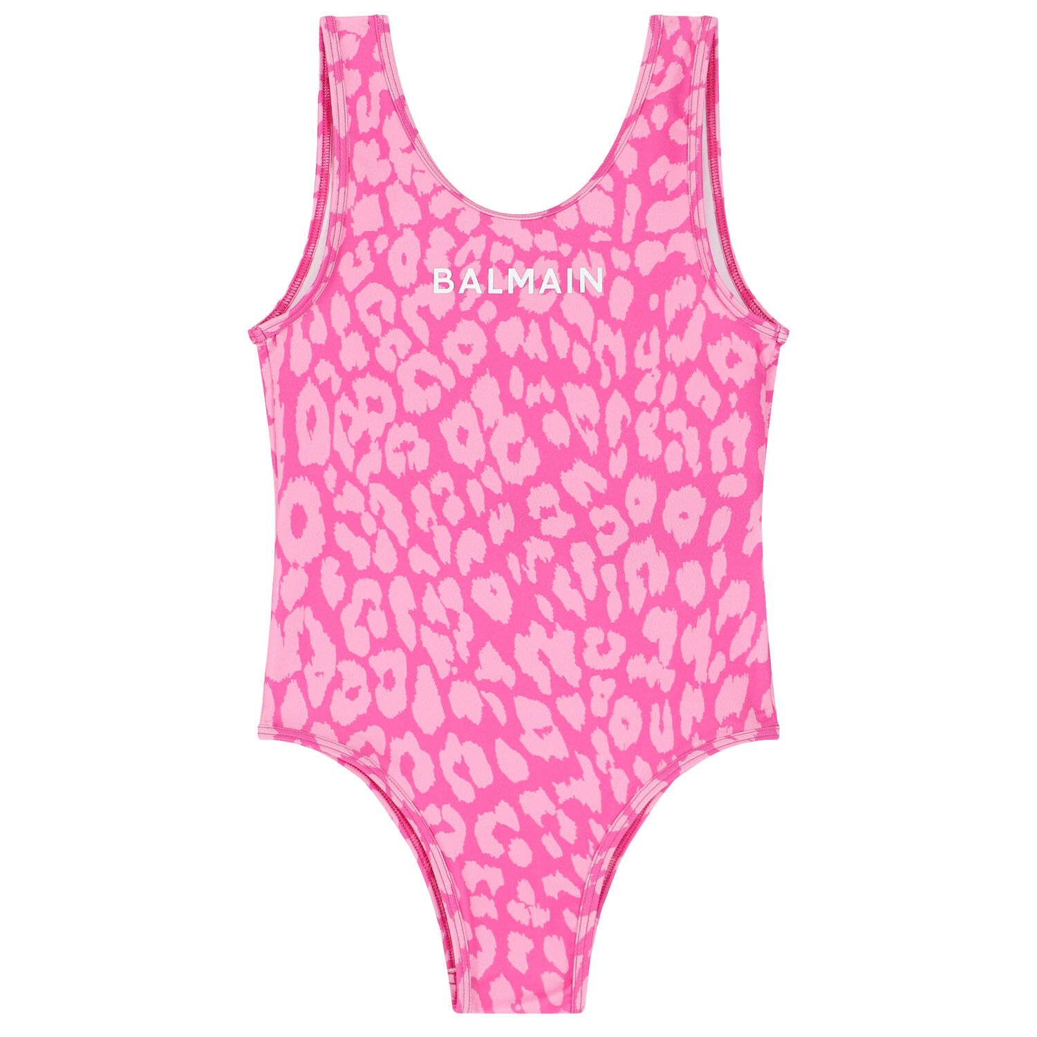 Girls Pink Logo Swimsuit, 1, hi-res