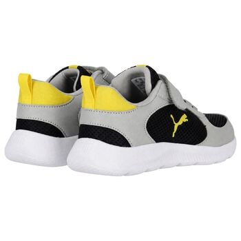 Boys Grey & Black Fun Racer 2 AC Trainers